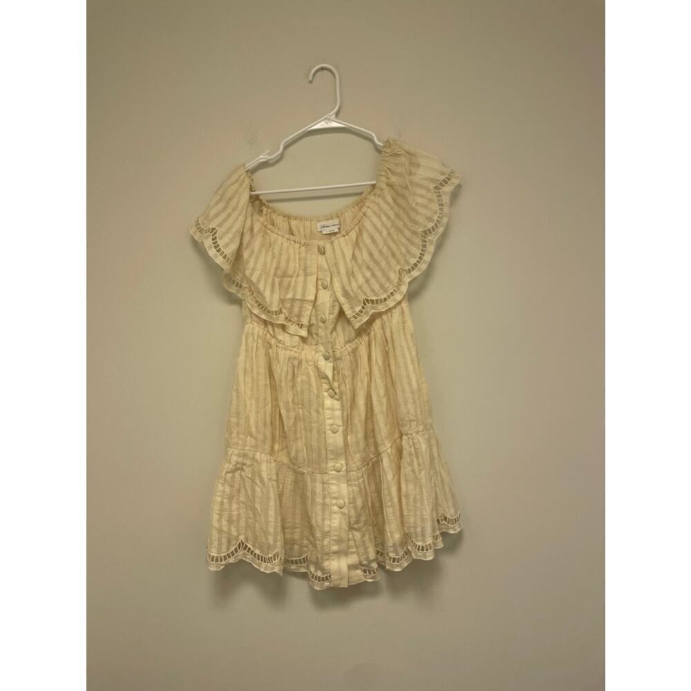 Lovers + Friends Off The Shoulder Ruffle Mini Dress